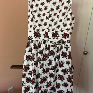 Brooks Brothers Red Floral Sundress for Wedding Guest
